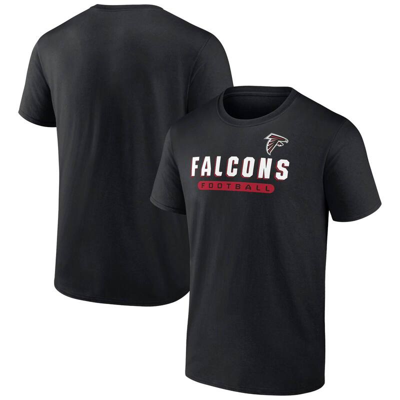 アンブランデッド レディース トップス Tシャツ Unbranded Men's Black Atlanta Falconspirit-Shirt Fal Black ブラック｜ReVida 店