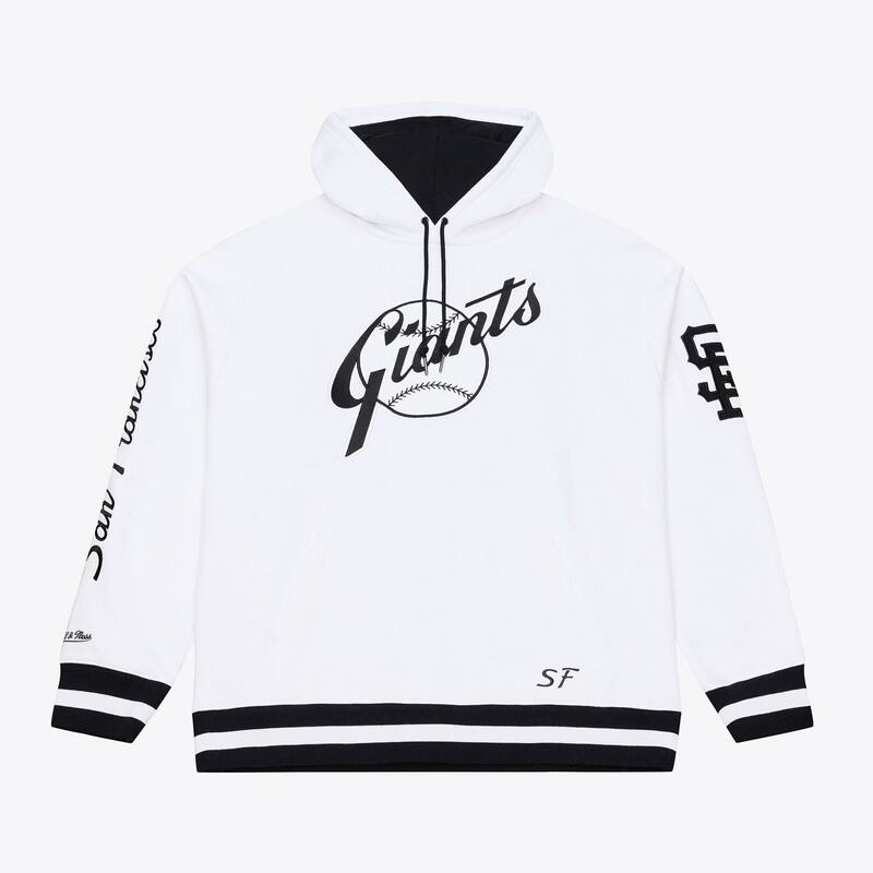 ミッチェル&ネス レディース トップス Tシャツ フリース パーカー Men's Mitchell & Ness White San Francisco Giants Cooperstown Collection Fleece Hoodie Gnt White ホワイト