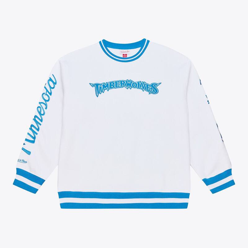 ミッチェル\u0026ネス レディース トップス ティーシャツ 流汗 フリース Men\u0027s Mitchell \u0026 Ness White Minnesota Timberwolves Arctic Fleece Sweatshirt Mtwhite 白いこと トップス-レディースファッション-Tシャツ・カットソー