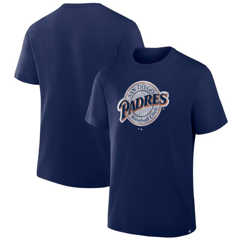 ファナティクス レディース トップス Tシャツ ロゴ Men's Fanatics Navy San Diego Padres Alt Logo Legacy T-Shirt Pad Navy ネイビー|ReVida 店