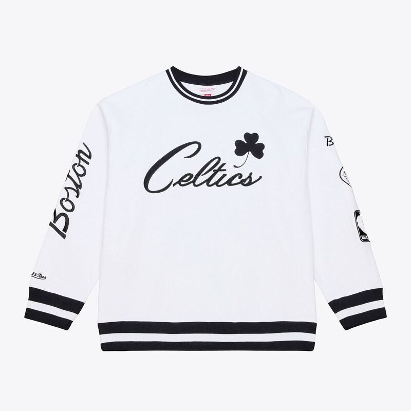 ミッチェル&ネス レディース トップス Tシャツ スウェット フリース Men's Mitchell & Ness White Boston Celtics Arctic Fleece Sweatshirt Cel White ホワイト