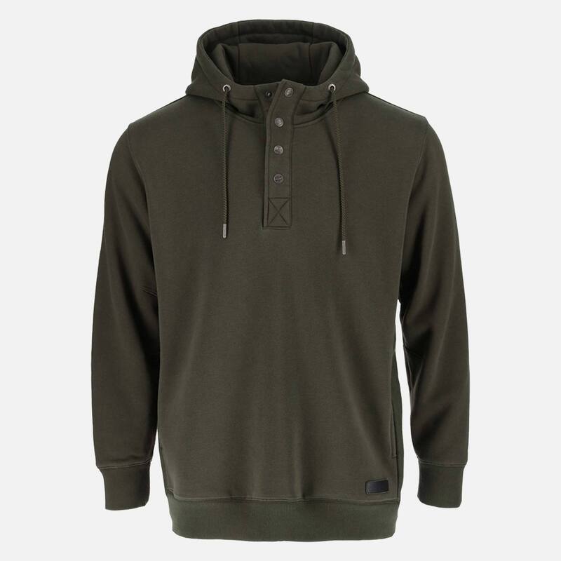 ソロ好ましい レディース トップス プルオーバー 汗水 パーカー Men\u0027s Thorogood Workwear Quarter Snap Hoodie Heavyweight Pullover Workwear Sweatshirt Duffle Bag