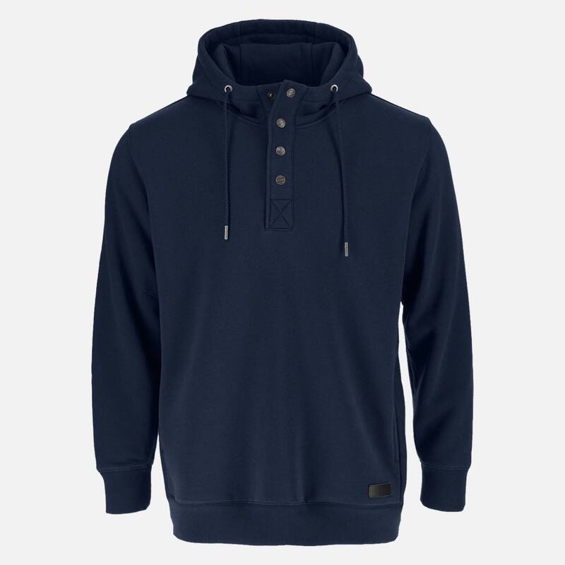 ソロ好ましい レディース トップス プルオーバー 汗水 パーカー Men\u0027s Thorogood Workwear Quarter Snap Hoodie Heavyweight Pullover Workwear Sweatshirt Pageant Blue 青色