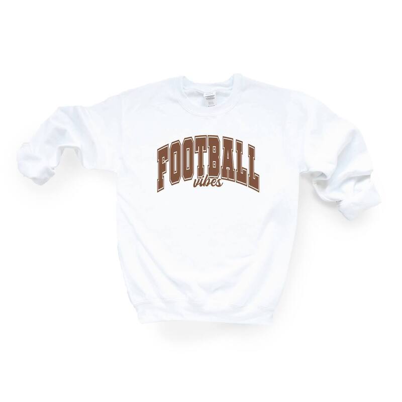 Simply Sage Market レディース トップス Tシャツ スウェット Simply Sage Market Varsity Football Vibesweatshirt White ホワイト