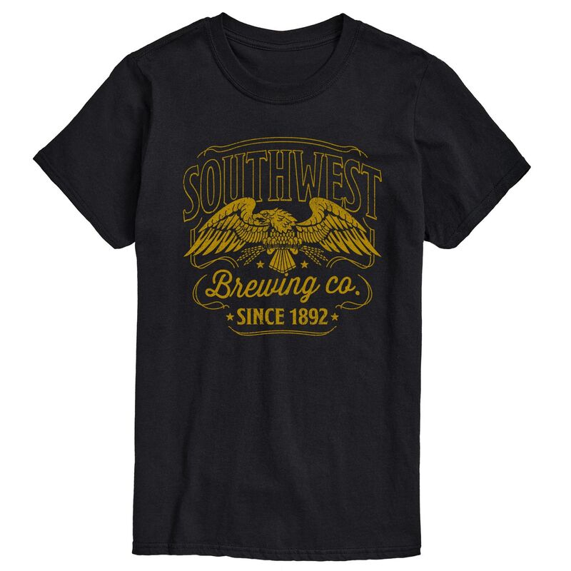 アニメキャラクター レディース トップス Tシャツ トール グラフィック Licensed Character Big & Tall Southwest Brewing Co. Eagle Graphic Tee Black ブラック