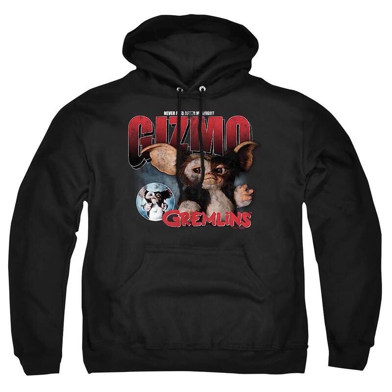 アニメキャラクター レディース トップス Tシャツ トール パーカー グラフィック Licensed Character Big & Tall Gremlins Gizmo Graphic Pullover Hoodie Black ブラック