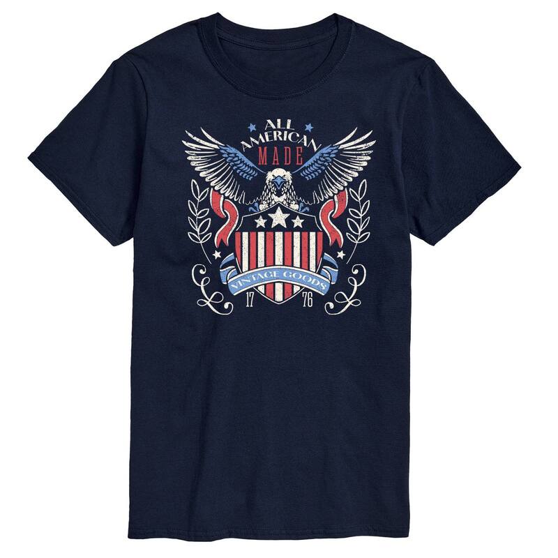 アニメキャラクター レディース トップス Tシャツ ヴィンテージ グラフィック Licensed Character Men's All American Made Vintage Goods Graphic Tee Navy ネイビー