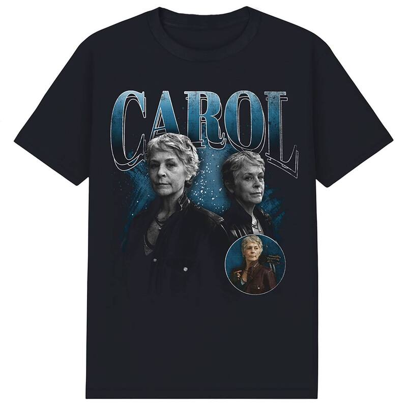 アニメキャラクター レディース トップス Tシャツ グラフィック Licensed Character Men's The Walking Dead Carol Graphic Tee Black ブラック