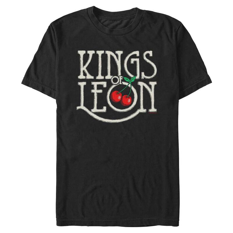 アニメキャラクター レディース トップス Tシャツ グラフィック Licensed Character Men's Kings Of Leon Cherries Graphic Tee Black ブラック|ReVida 店
