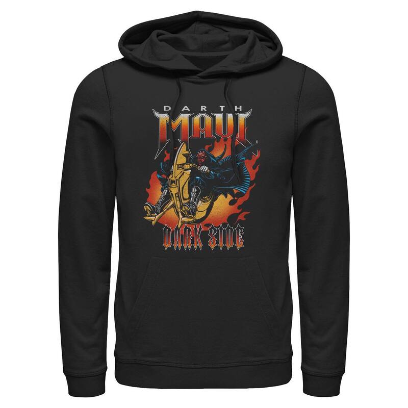 スター ウォーズ レディース トップス Tシャツ パーカー グラフィック Men'star Wars Darth Maul Dark Side Graphic Hoodie Black ブラック