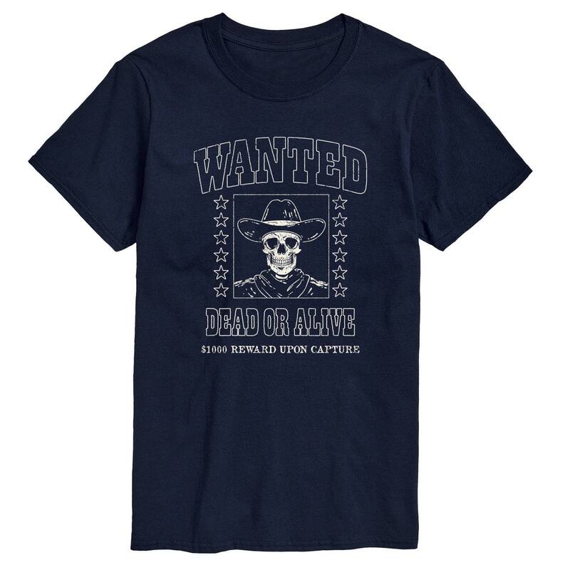 アニメキャラクター レディース トップス Tシャツ グラフィック Licensed Character Men'skeleton Wantedead Or Alive Graphic Tee Navy ネイビー