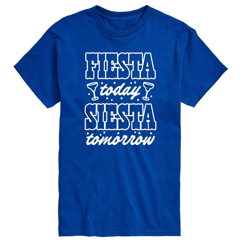 アニメキャラクター レディース トップス Tシャツ グラフィック Licensed Character Men's Fiesta Today Siesta Tomorrow Graphic Tee Royal Blue ブルー|ReVida 店