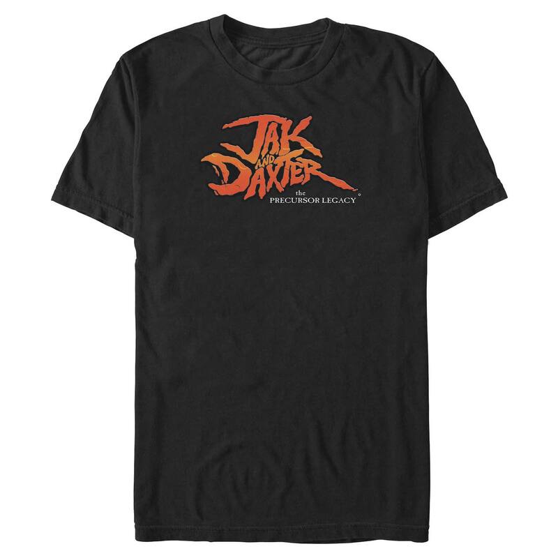 アニメキャラクター レディース トップス Tシャツ トール ロゴ グラフィック Licensed Character Big & Tall Jak Andaxter Logo Graphic Tee Black ブラック