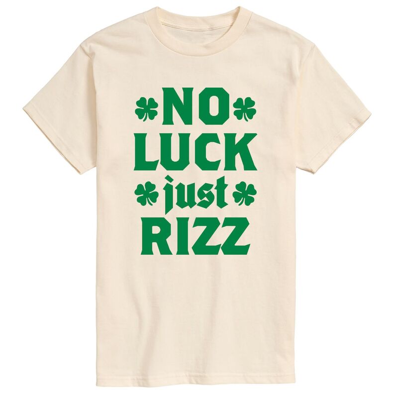 アニメキャラクター レディース トップス Tシャツ グラフィック Licensed Character Men's No Luck Just Rizz Graphic Tee Cream クリーム