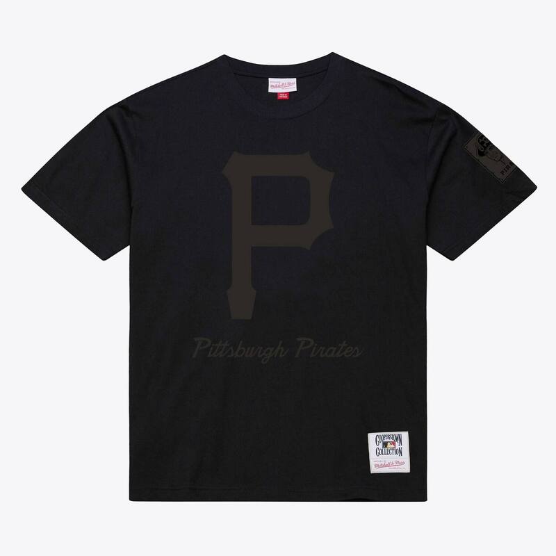 ミッチェル&ネス レディース トップス Tシャツ Men Mitchell & Ness Black Pittsburgh Pirates Cooperstown Collection Phantom T-Shirt Pir Black ブラック