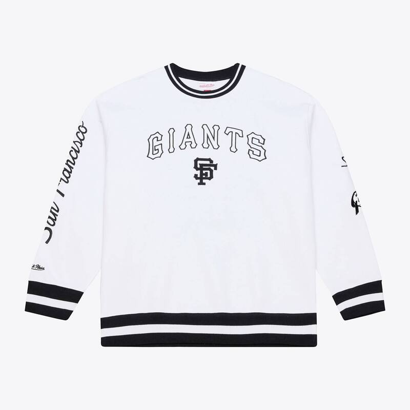 ミッチェル&ネス レディース トップス Tシャツ スウェット フリース Men's Mitchell & Ness White San Francisco Giants Arctic Fleece Sweatshirt Gnt White ホワイト