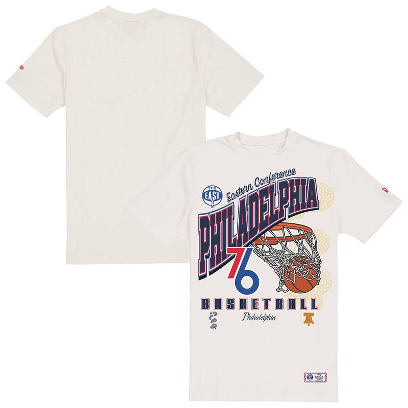 ニュー内鰓 レディース トップス プルオーバー ヴィンテージ Men\u0027s New Era Cream Philadelphia 76ers Oversized City Edition Remix Vintage T-Shirt 76r Beige ベージュ