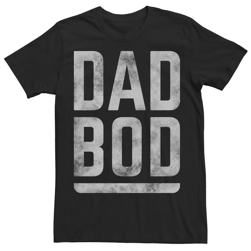 アニメキャラクター レディース トップス Tシャツ グラフィック Licensed Character Men's Father's Day Dad Bod Graphic Tee Black ブラック