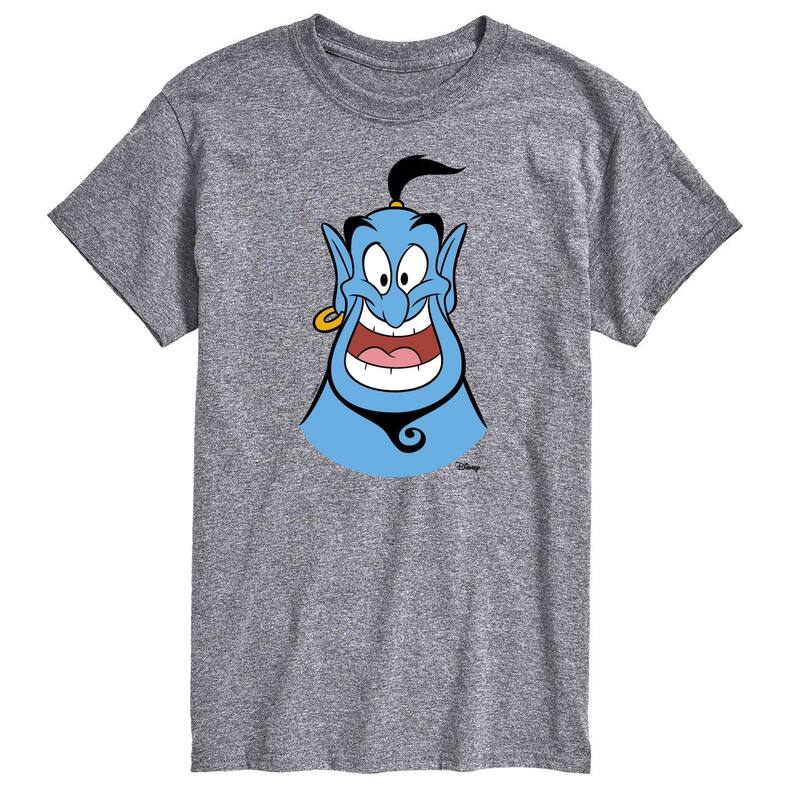 ディズニー レディース トップス Tシャツ トール グラフィック Disney Princess Big & Tall Genie Face Graphic Tee Gray グレー