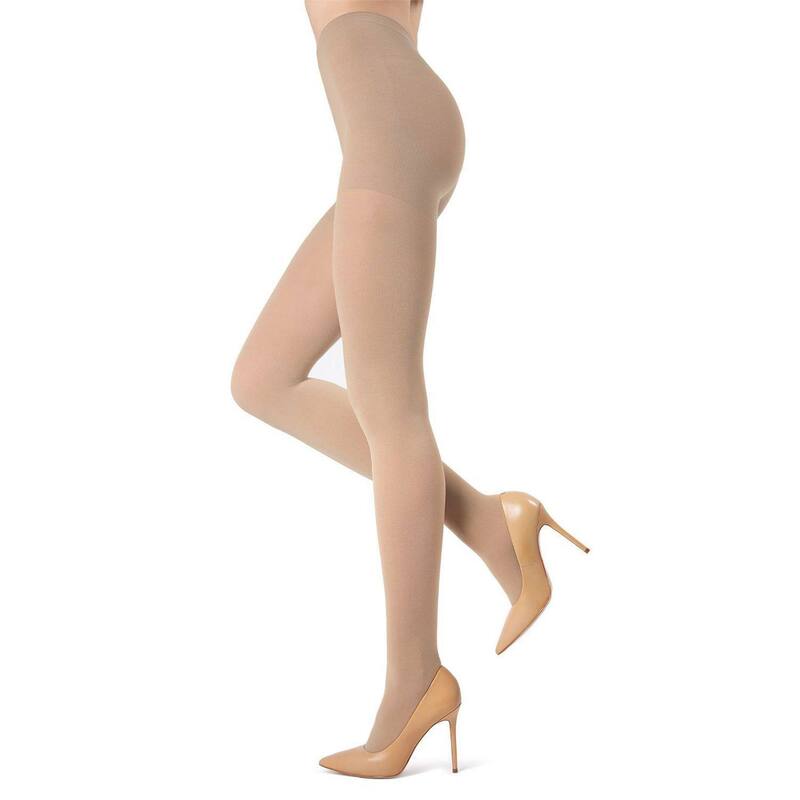 メモイ レディース アンダーウェア 靴下 MeMoi Support Mate 60 Denier Energizing Support Pantyhose Beige ベージュ