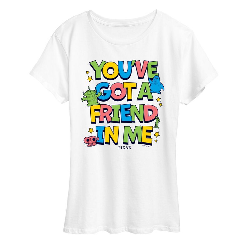 ディズニー ピクサー レディース トップス Tシャツ グラフィック Women's Disney / Pixar's Toy Storyou've Got A Friend In Me Graphic Tee White ホワイト