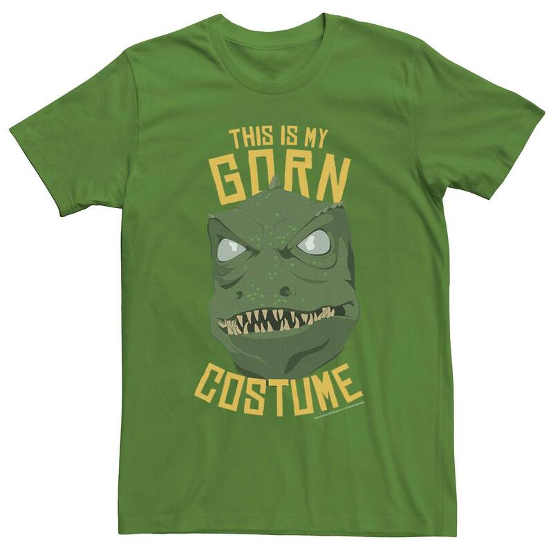 アニメキャラクター レディース トップス Tシャツ Licensed Character Men'starTrek This My Gorn Costume Tee Kelly