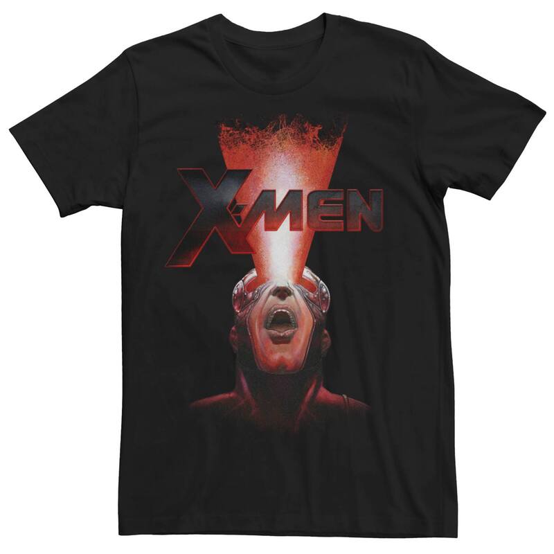 マーベル レディース トップス Tシャツ グラフィック Men's Marvel X-Men Cyclops Look Up to theavens Graphic Tee Black ブラック