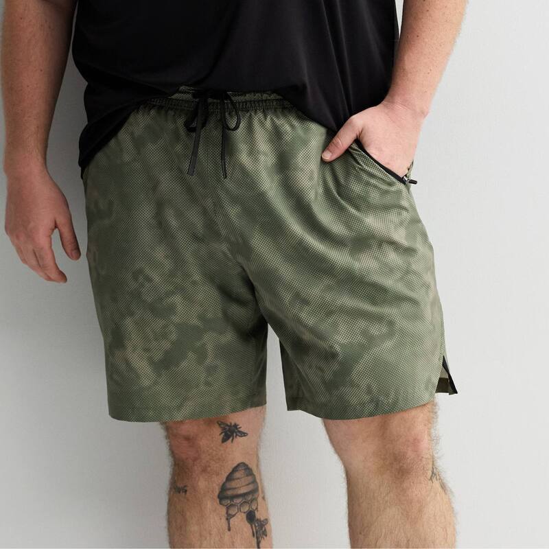 Tek Gear レディース ボトムス ハーフパンツ・ショーツ トール ショートパンツ Big & Tall Tek Gear 9-in. Unlined Training Shorts Olive Shadow Halftone オリーブ