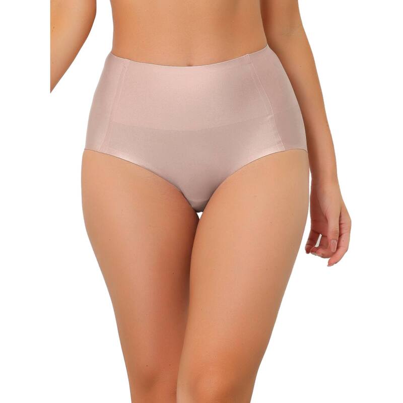 アレグラ ケー レディース アンダー御召しもの ズボン下 ご機嫌酉の方角 ALLEGRA K Women\u0027s Tummy Control Seamless Hipster Underwear High-waisted Breathable Brief Light Pink サクラ色