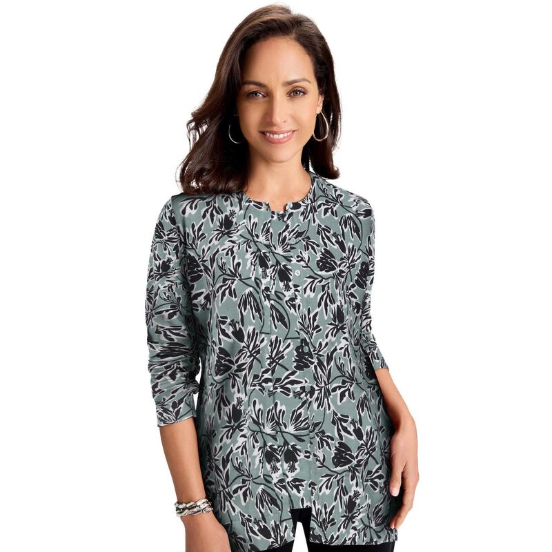 ジェシカロンドン レディース アウター ニット・セーター プラスサイズ カーディガン Jessica London Women's Plusize Fine Gauge Cardigan Grey Spruce Botanical グレー｜ReVida 店