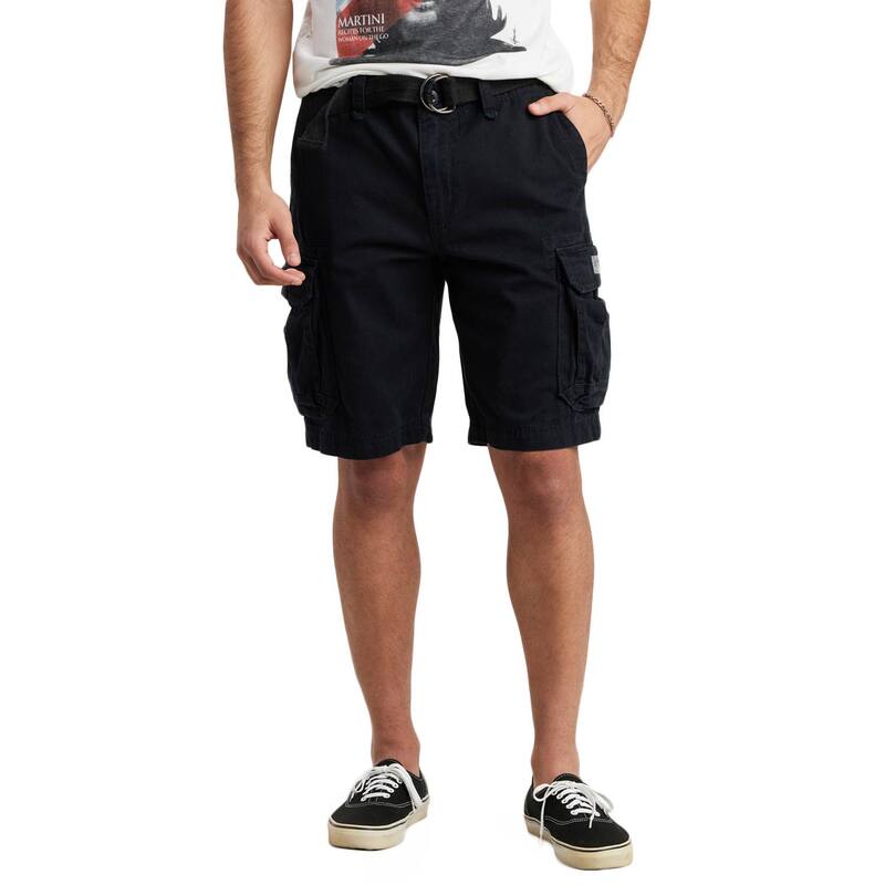 ユニオンベイ レディース ボトムス ハーフパンツ・ショーツ ショートパンツ Men's UNIONBAY 11" Survivor Belted Cargo Shorts Black ブラック｜ReVida 店