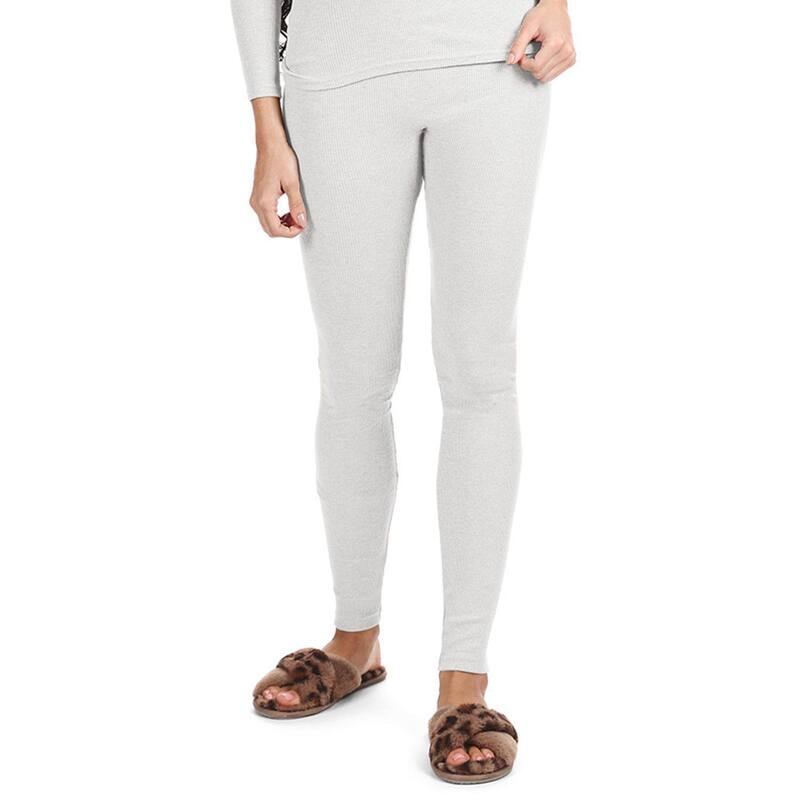 メモイ レディース ボトムス カジュアルパンツ リブ コットン レギンス MeMoi Women's Organicotton Classic Ribbed Leggings White ホワイト｜ReVida 店