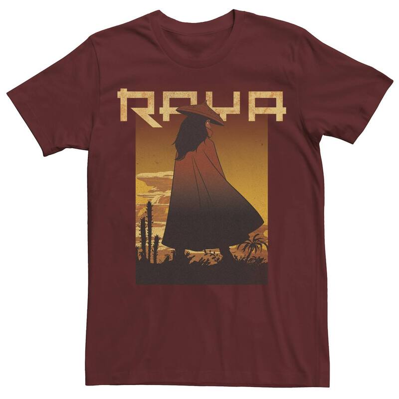 ディズニー レディース トップス Tシャツ Disney's Rayand The Last Dragon Raya Men's Poster Tee Cardinal