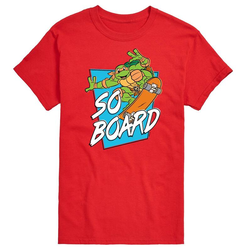 アニメキャラクター レディース トップス Tシャツ トール グラフィック Licensed Character Big & Tall TMNT So Board Graphic Tee Red レッド