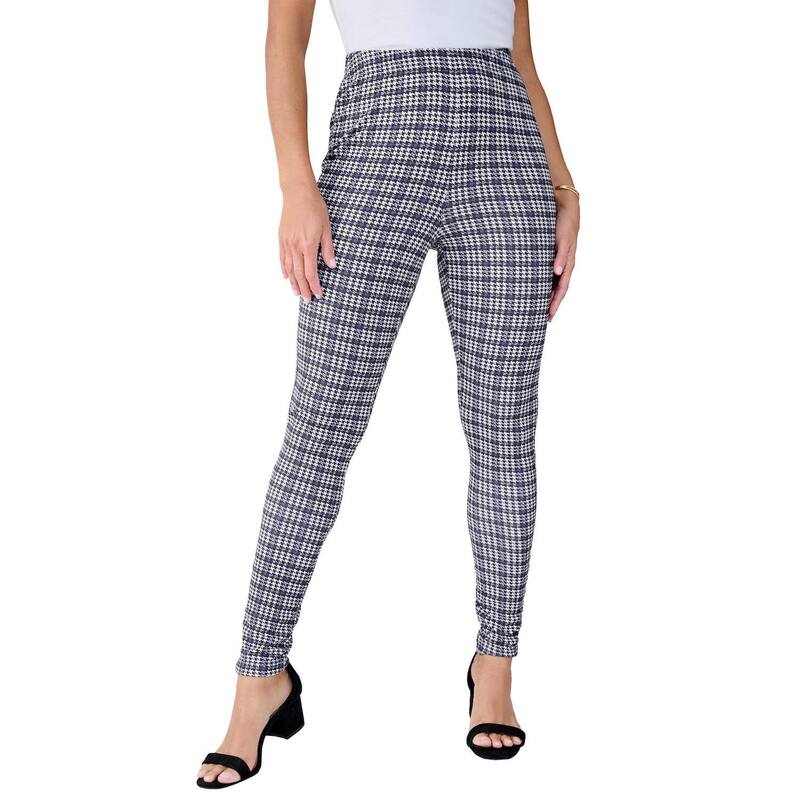 ジェシカロンドン レディース ボトムス カジュアルパンツ プラスサイズ コットン Jessica London Women's Plusizeveryday Stretch Cotton Legging Dusk Grid Houndstooth