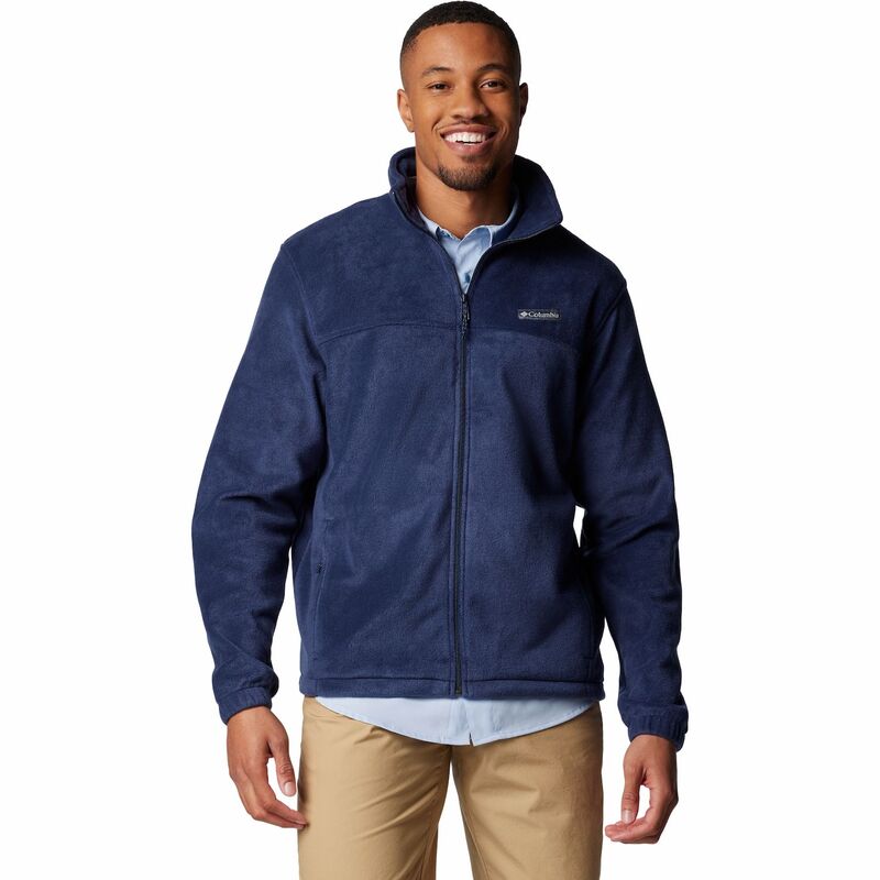 コロンビア メンズ アウター ジャケット・ブルゾン Tシャツ フリース Men's Columbia Steens Mountain Full-Zip Fleece Jacket Collegiate Navy ネイビー