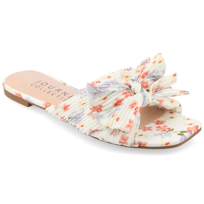 ジュルネ 寄せあわせ レディース シューズ サンダル Journee Collection Serlina Women\u0027s Tru Comfort Foam Slide Sandalight Floral サンダル-靴-コンフォートサンダル