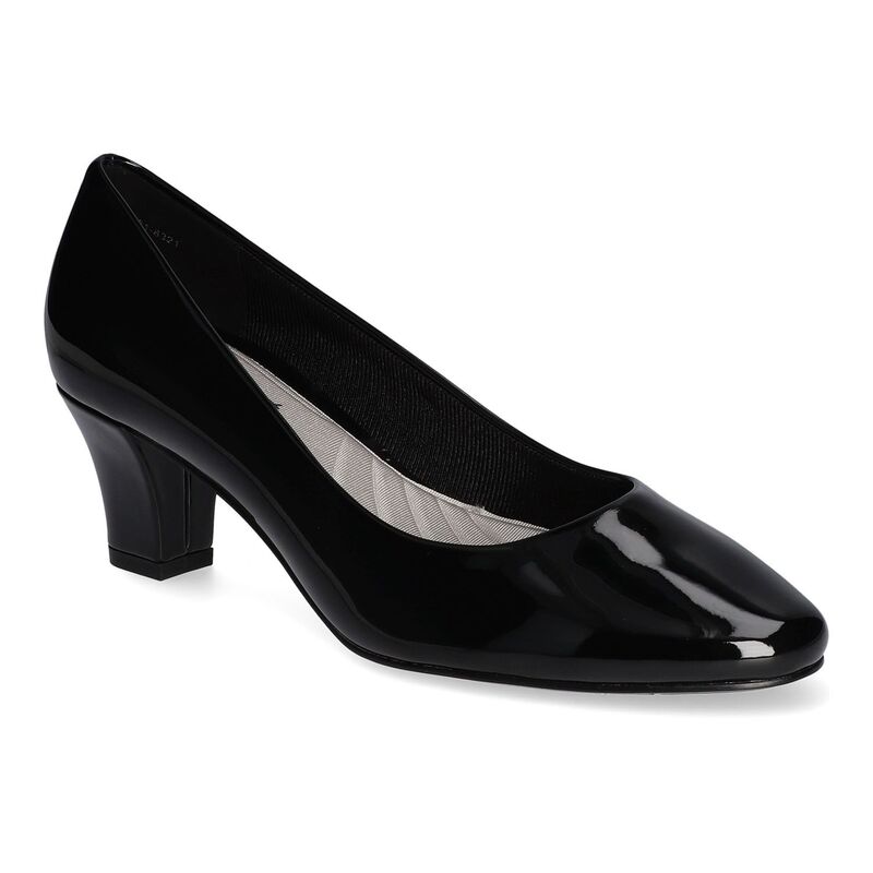 イージーストリート レディース シューズ パンプス Easy Street Ballari Women's Pumps Black Patent ブラック|ReVida 店