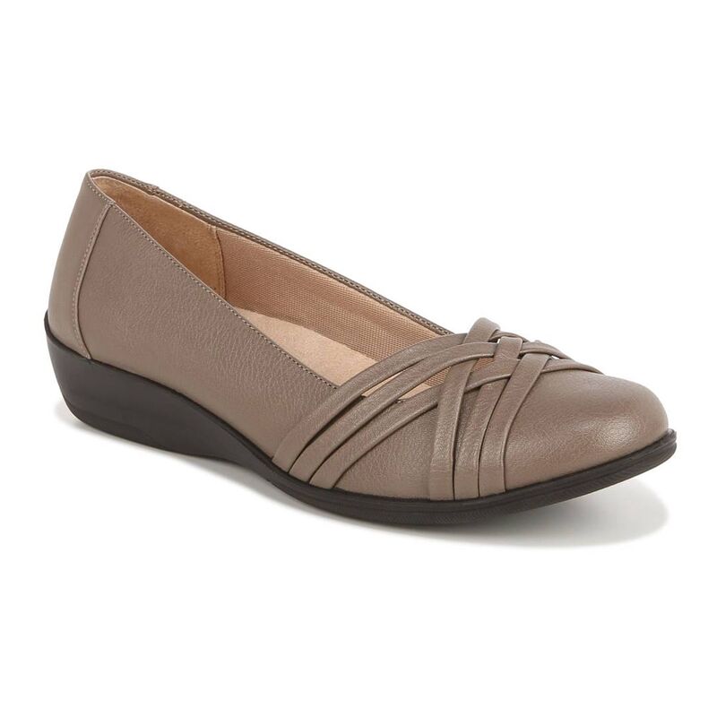 ライフストライド レディース シューズ サンダル LifeStride Incredible Women'slip-ons Flats Taupe トープ