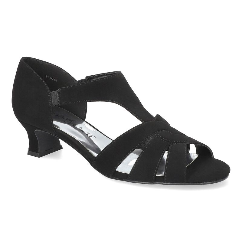 イージーストリート レディース シューズ サンダル Easy Street Essie Women's Dressandals Black Lamy ブラック