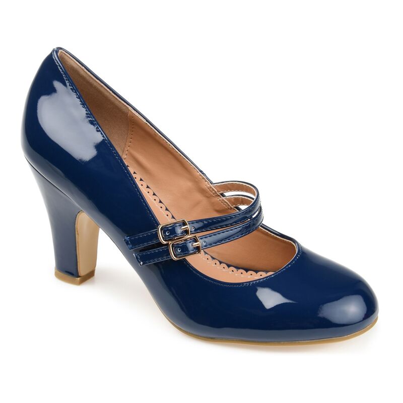 ジュルネ コレクション レディース シューズ パンプス Journee Collection Wendy Mary Janes Navy ネイビー