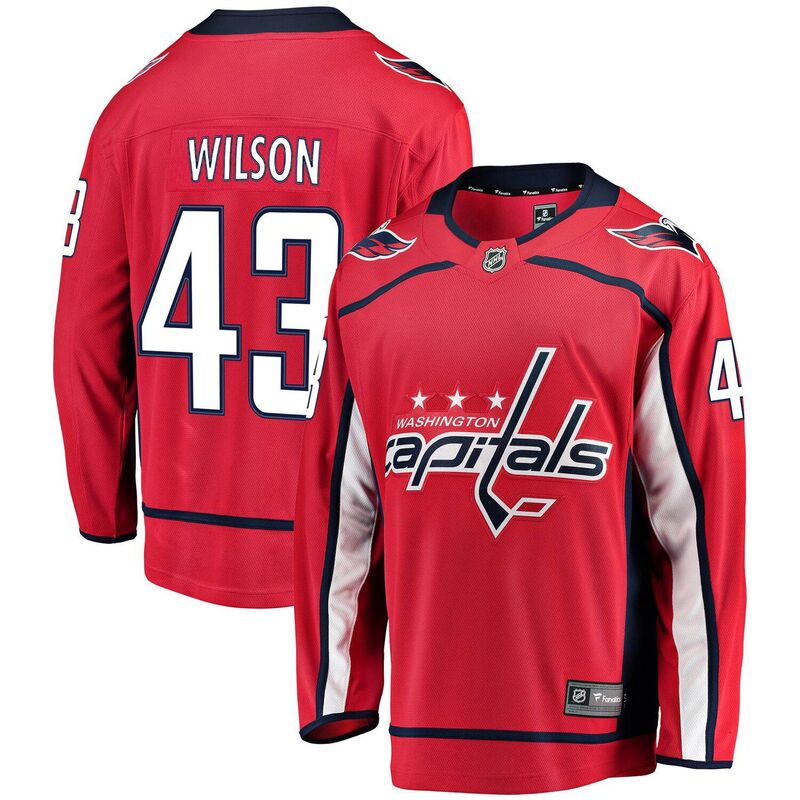 ファナティクス レディース トップス Tシャツ キャップ ジャージー Men's Fanatics Branded Tom Wilson Red Washington Capitals Home Premier Breakaway Player Jersey Cap Red レッド 32,370円