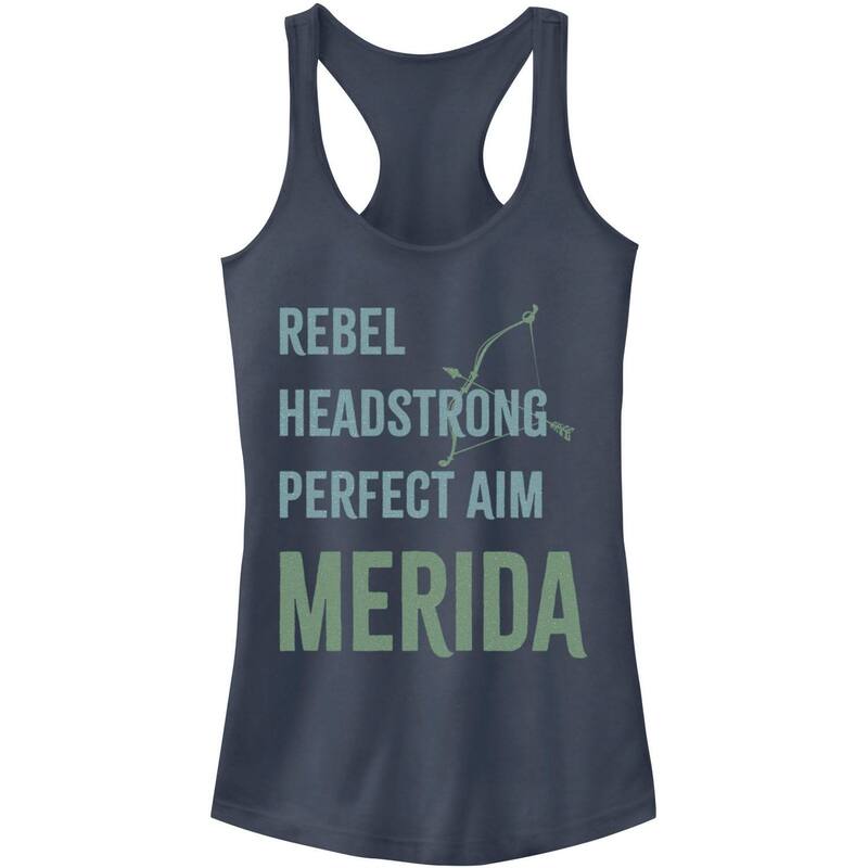 ディズニー レディース トップス Tシャツ Juniors' Disney's Princess Merida Tank Top Indigo インディゴ