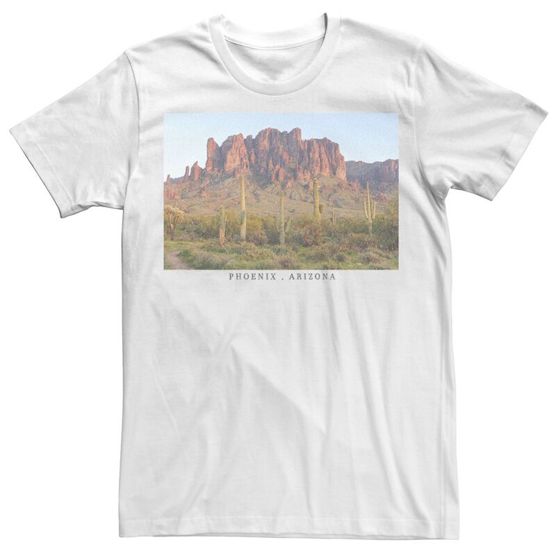 アニメキャラクター レディース トップス Tシャツ Licensed Character Men's Trendy Phoenix AZ Day Tee White ホワイト