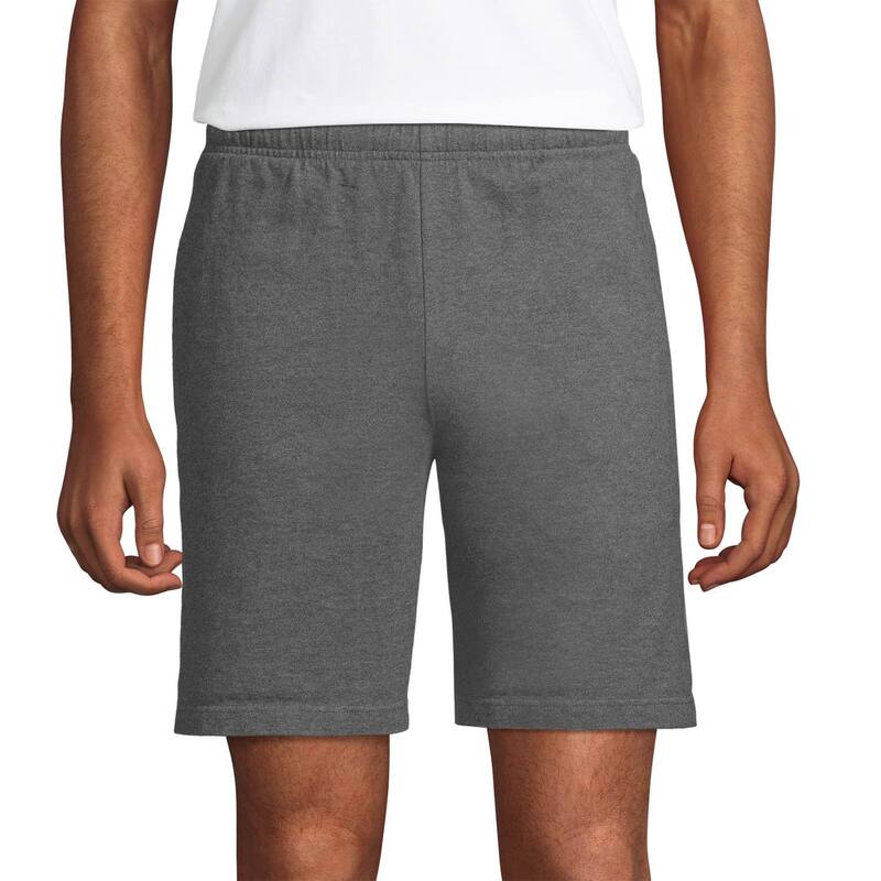 ランズエンド レディース ボトムス ハーフパンツ・ショーツ トール ショートパンツ ニット ジャージー Big & Tallands' End Jersey Knit Shorts Charcoal Heather チャコール
