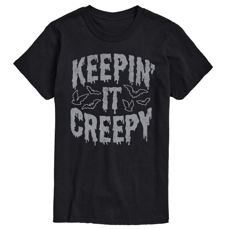 アニメキャラクター レディース トップス Tシャツ グラフィック Licensed Character Men's Keepin It Creepy Graphic Tee Black ブラック