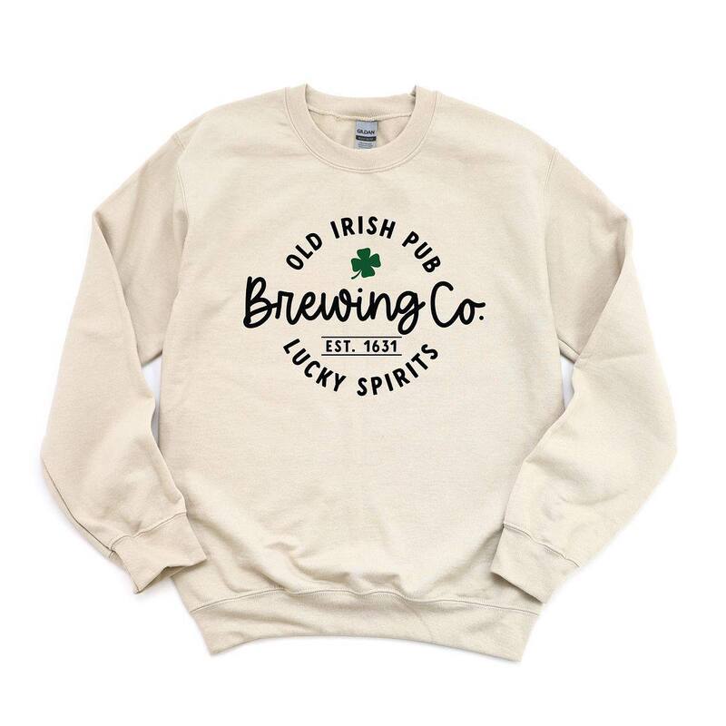 Simply Sage Market レディース トップス プルオーバー 流汗 Simply Sage Market Old Irish Brewing Co. Sweatshirt Dust