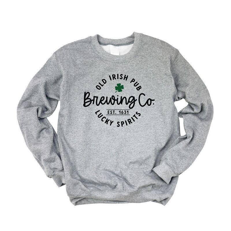 Simply Sage Market レディース トップス プルオーバー 流汗 Simply Sage Market Old Irish Brewing Co. Sweatshirt Graphite 黒鉛