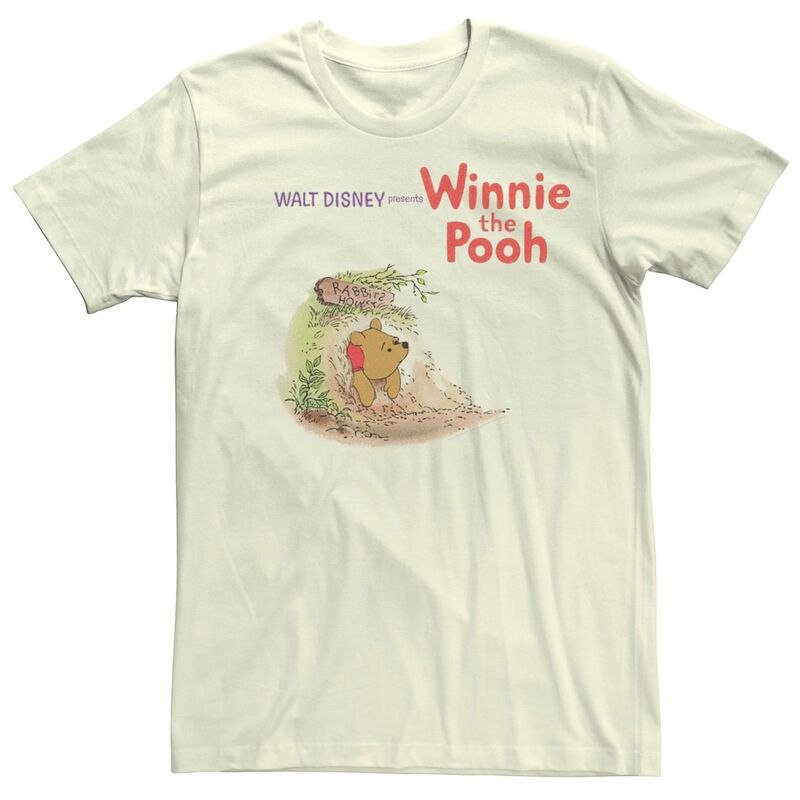 ディズニー レディース トップス Tシャツ ロゴ Disney's Winnie The Pooh Men'stuck In Rabbit's Home Logo Tee Natural