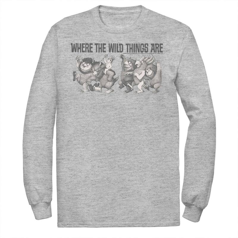 アニメキャラクター レディース トップス Tシャツ Licensed Character Men's Where The Wild Things Are Max Parade Group Shotee Athletic Heather ヘザー